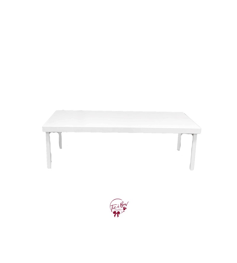 White Modern Kid's Table (6ft)