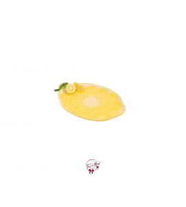 Lemon Tray With Half Lemon Details