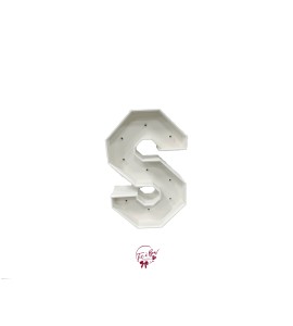 Marquee Letter S - 4ft Tall