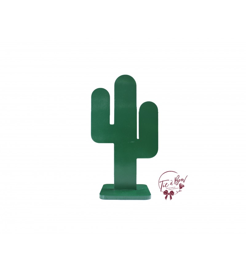 Cactus: Forest Green Solid Cactus Silhouette 