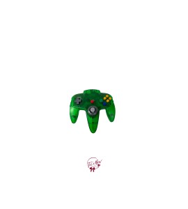 Green Video Game Remote Control