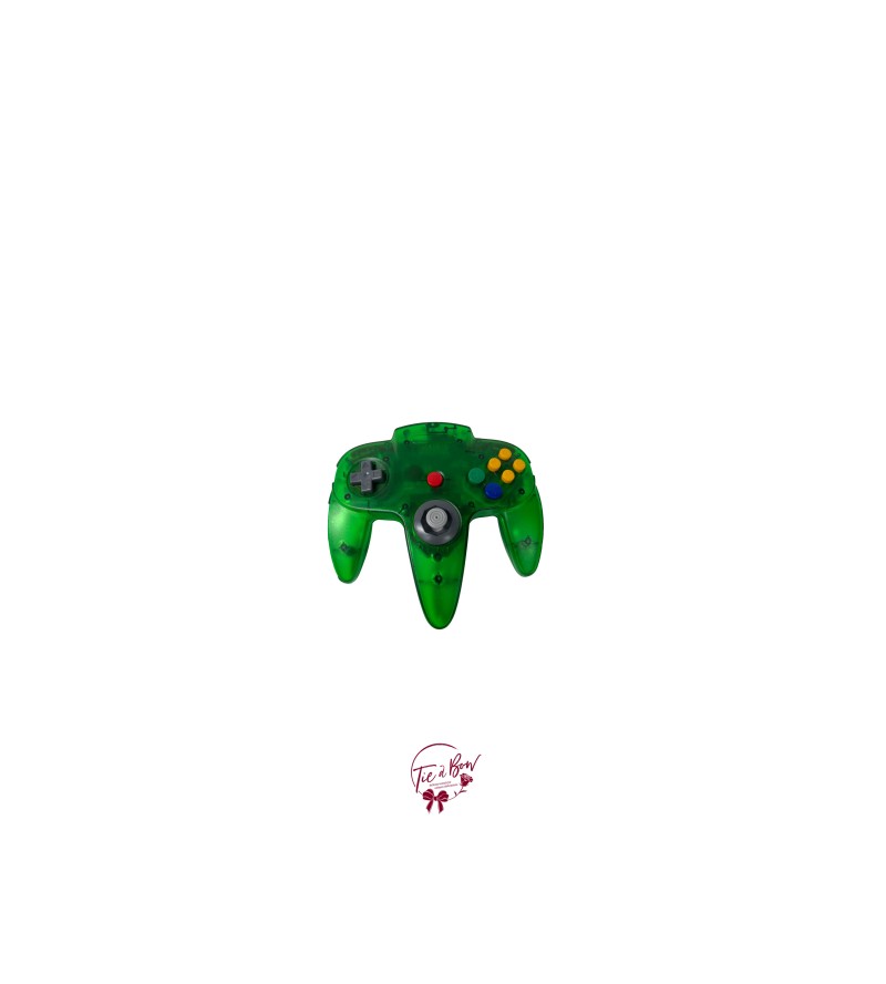 Green Video Game Remote Control