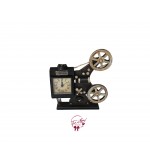 Movie Film Camera Clock 