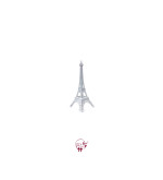 Eiffel Tower in White (Metal) 