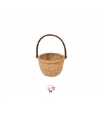 Basket: Table Top Round Rattan Basket Small 