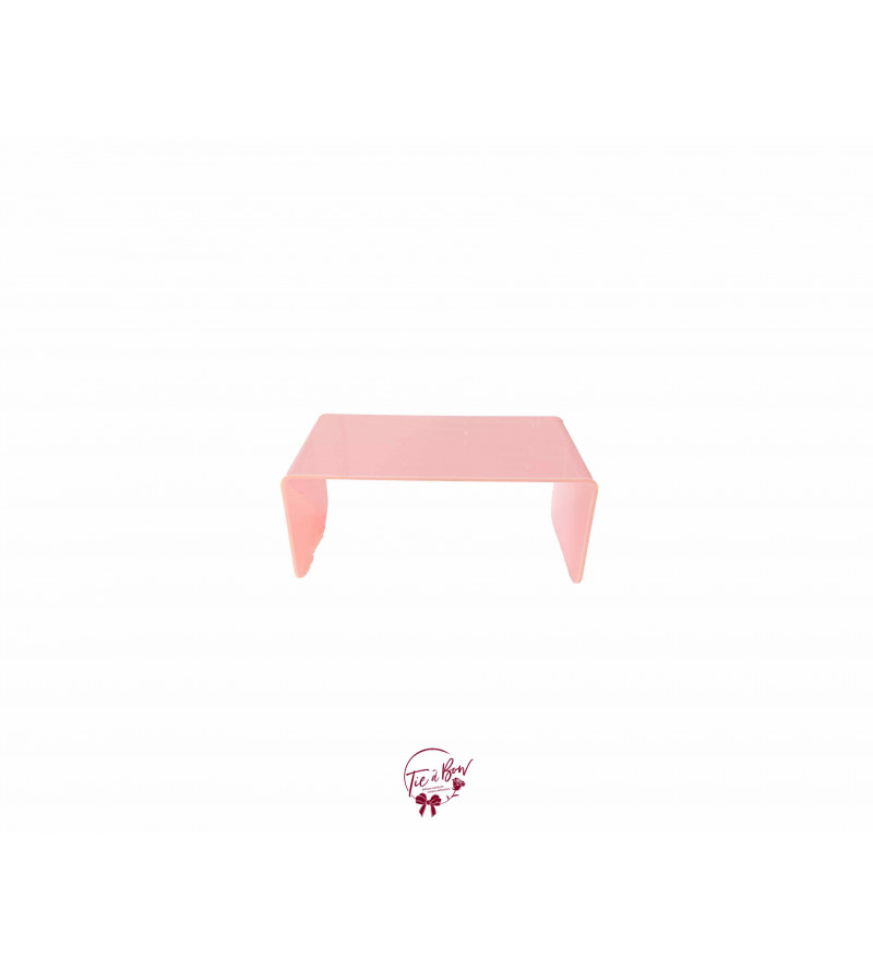 Pink: Light Pink Acrylic Riser (Small)