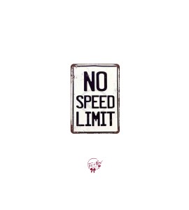 No Speed Limit Sign