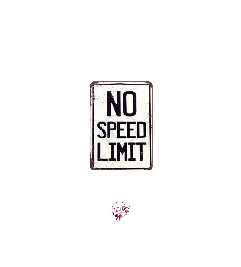 No Speed Limit Sign