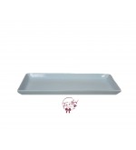 Blue: Light Blue 12.25 Inches Wide Rectangular Ceramic Tray