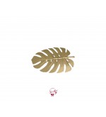 Gold Monstera Leaf Tray