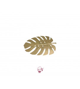 Gold Monstera Leaf Tray