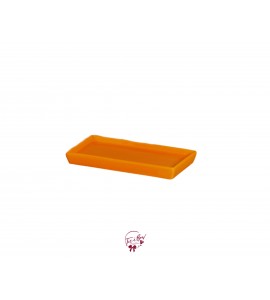 Orange Silva Rectangular Ceramic Tray