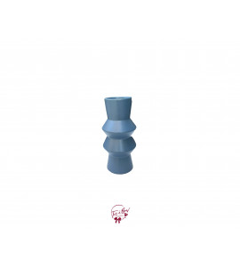 Blue: Denim Blue Funky Vase