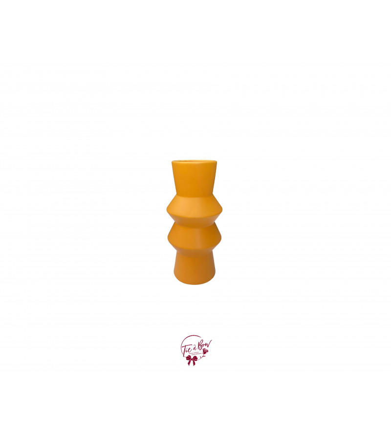Mustard Funky Vase