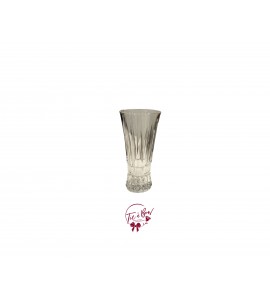 Clear Vase: Crystal Daffodil Vase 