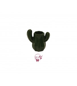 Forest Green Cactus Vase 