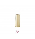 Gold Striped Tall Vase 