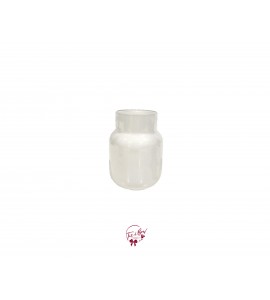 White Fluffy White Vase 