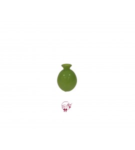 Green: Bubbled Pear Green Bud Vase 