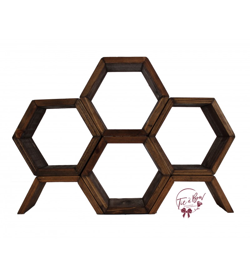Honeycomb Wooden Stand 